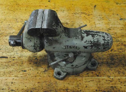 Wilton Bullet Bench Vise Tool Garage Vintage 4&#034; Jaw Working FREE SHIPPING