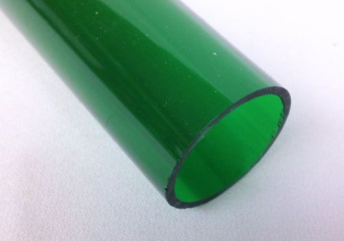 Clear Green Acrylic Extruded Plexiglas Tube - 1.5 inch OD x 72 inches long