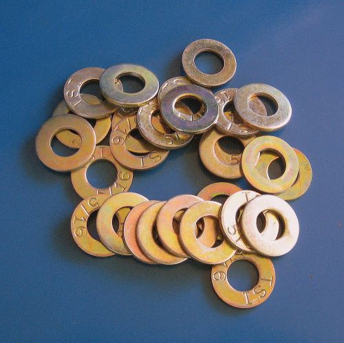 Flat washers sae grade 8 zy 5/16&#034; 20pcs for sale