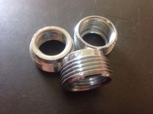 (Lot of 39) Steel City 3/4&#034; X 1/2&#034; Reducing Bushings