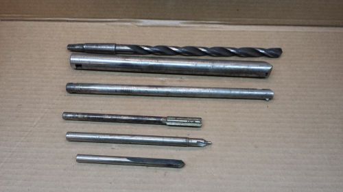 Lot of 2 boring bars tool bits holders carbide inserts and other cutting tool for sale