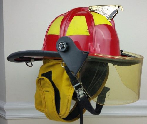 MSA Cairns C-TRD Firefighting Helmet with Shield - Red
