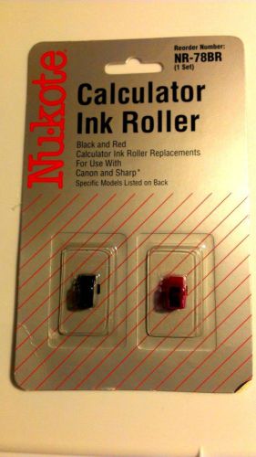 NuKote Calculator Ink Roller NR-78BR  Black Red replacement cartridges
