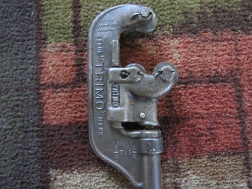 Vintage Trimont Mfg. Co &#034;Trimo&#034; no.1  pipe tubing cutter 1/8&#034;- 1 1/4&#034;  USA
