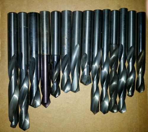 Set of 14 Solid Carbide Drill Bits