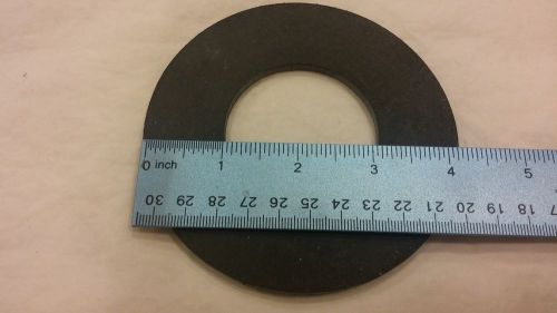 Black neoprene rubber ring gasket 4.25&#034; o.d x 2&#034; i.d. x 1/8&#034; thick for sale