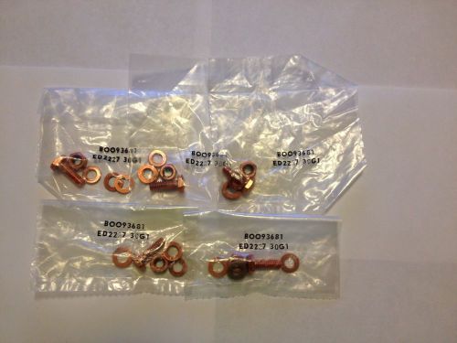 Copper Clad  Bolt Kit Washers Nut  BOO93681  ED2227 30G1  LOT OF 5