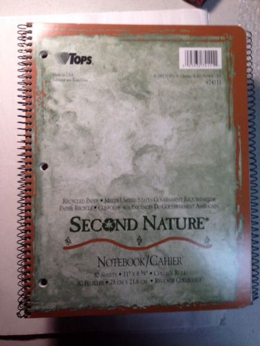 Lot of 3 Tops second nature spiral notebook 8x5 - P3552