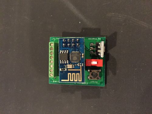 ESP8266 Breadboard Adapter with reset and flash, 8 pos screw terminal