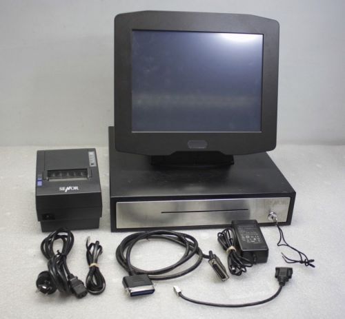 Senor isPOS 650 Touchscreen POS System + Cash Drawer &amp; GTP-290B2 Receipt Printer