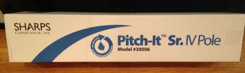 Sharps Pitch-It Sr. IV Pole  Model #30006 infusion NIB