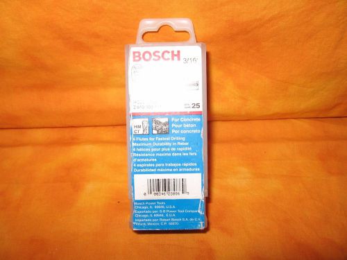 Bosch 3/16&#034;x2&#034;x4&#034; SDS-plus shank &#034;S4&#034; HC2010B25