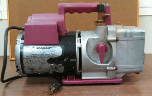 Robinair vacumaster 1/2 hp vacuum pump model 15600 electric for sale