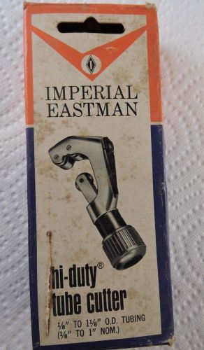 Imperial Eastman Hi-Duty Tube Cutter 1/8&#034; to 1-1/8&#034; NIB, Old stock No.274-FC USA