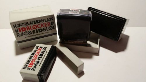 ID BLOCKER_Self-Inking Stamps_Mail Security_PREVENT IDENTITY THEFT_Home/Office