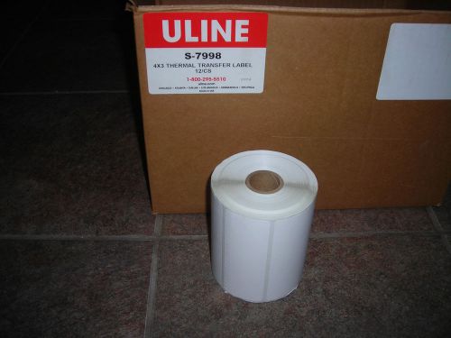 NEW IN BOX LOT OF 6 UNLINE S-7998 4X3 THERMAL TRANSFER LABELS