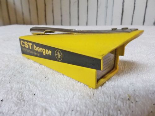 Vintage CST Berger Model 40 Preliminary Survey Sight n Surface Pocket Level