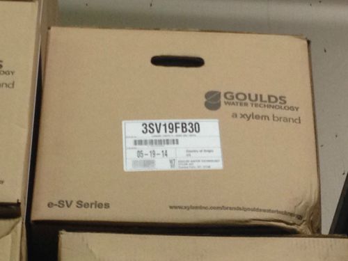 Goulds 3sv19fb30 19 stg esv ss vertical water pump liquid end grundfos cr3 cr 3 for sale