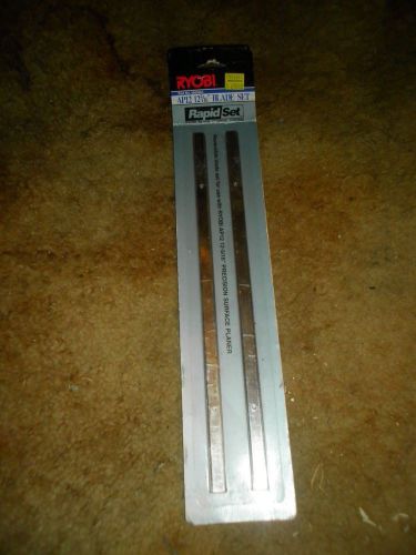 NEW RYOBI AP-12 RAPID SET STYLE PLANER KNIVES ONE SET NEW IN PACKAGE