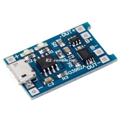 5V Micro USB 1A 18650 Lithium Battery Charging Board Charger Module New K2