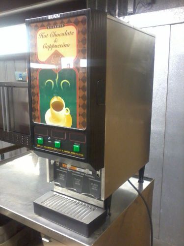 Bunn fmd-3 ss fresh mix cappuccino / espresso machine latte dispenser for sale