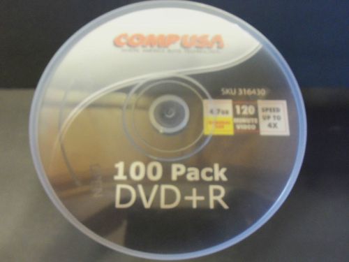 100 PACK COMP USA DVD+R