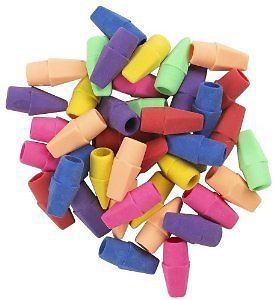 40ct pencil top erasers cyc79 write dudes for sale