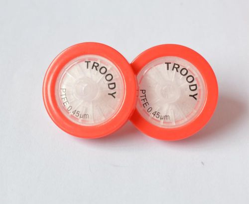 50pcs New  PTFE 13mm Diameter 0.45um non-sterilized Syringe Filters