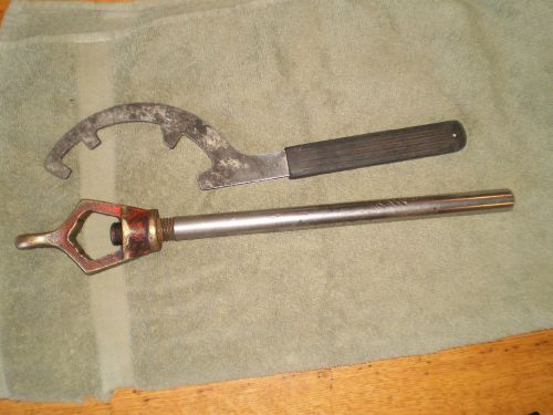 Hydrant wrench and hose spanner wrench-
							
							show original title for sale