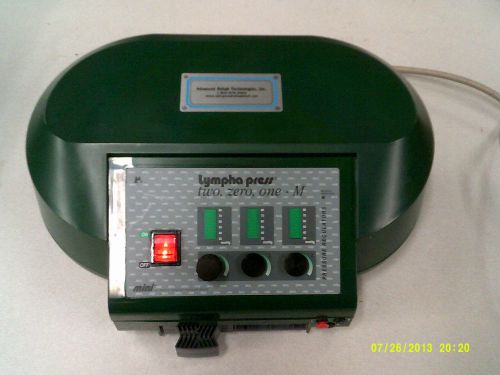 LYMPHA PRESS PUMP MINI 201-M 201M CALIBRATED GRADIENT PRESSURE DEVICE COMPRESSOR