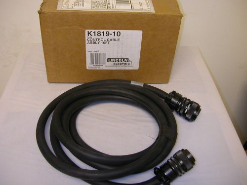 Lincoln Control cable K1819-10 DC400 to LN15 or LN 742 Feeders 8 pin to 14 NOS
