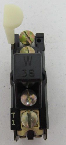 SQUARE D W38 1 POLE 115A 24V CONTACT BREAKER(LOT OF THREE)