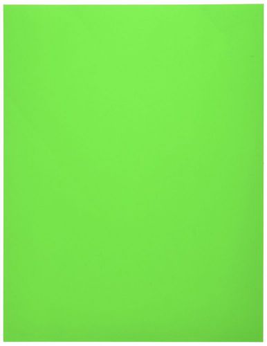 Compulabel Fluorescent Green Full Sheet Labels for Laser Printers 8 1/2 inch ...
