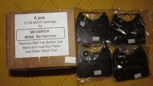 Set of 4 Ubicon E13B MICR Cartridge for Maverick M366, No Hammer