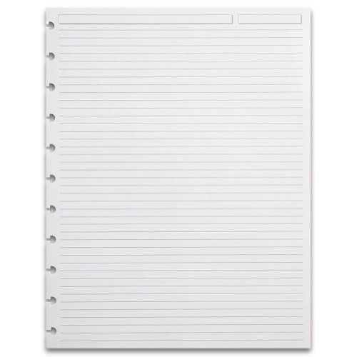 Levenger 300 Circa Full Page 1/4-Inch, Ruled Refill Sheets, LTR (ADS5920 LTR)