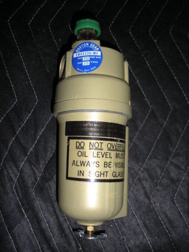 pneumatic lubricator oiler Boston Gear EN43330-MG 3/8 NPT NNB 2 avail