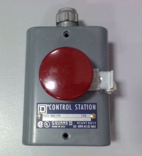 SQUARE D PUSHBUTTON CONTROL STATION #GG-115 SERIAL A