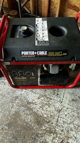 Porter cable 5500 watt generator
