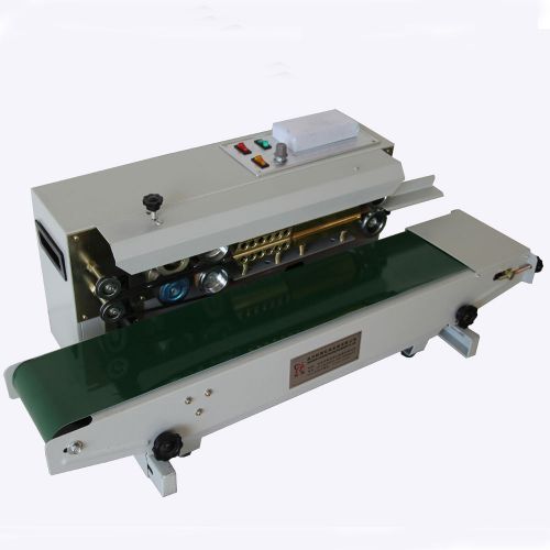 Fr900 automatic horizontal continuous plastic bag band sealing sealer machine for sale