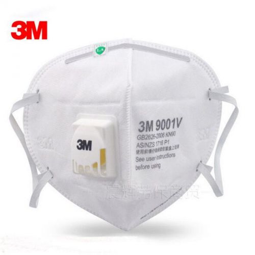 9001V 3M dust respirator folding protection mask PM2.5 hanging ear type &amp;&amp;