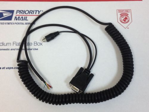Db9 232 coiled cable female 4ft-7ft custom 2.5mm dc power 9 flying leads custom for sale