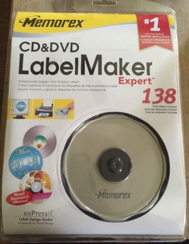 New In Package Memorex CD&amp;DVD Label Maker Expert 138