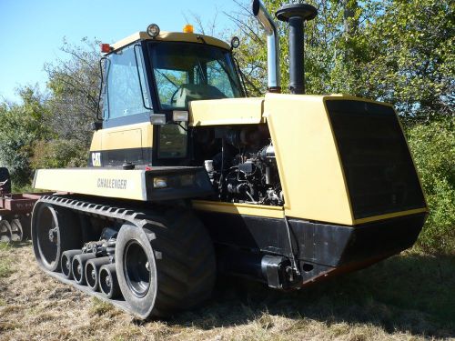 1990 CAT Challenger 65 w/ Rome 12&#039; Offset Disc  New Tracks 5,000 Hrs Tractor