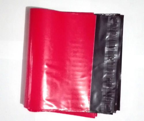 100 shipping bags 6x9 red color Poly Mailers Shipping Envelopes