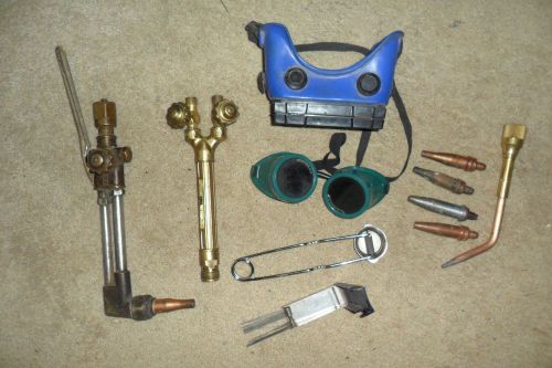 Mixed lot Welding Tools Include Victor CA 2460 Torch &amp; Victor 315C gas oxy mixer