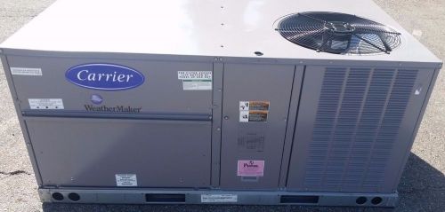 Carrier commercial 3 ton gas package unit 460 volts 3ph r-410a with economizer for sale