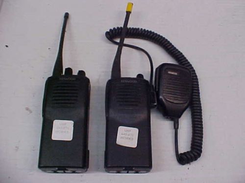 Kenwoods radios tk-3102(a)-1 uhf 4ch tk-3102-1 2ch 440-470 2ea as lot loc#a311