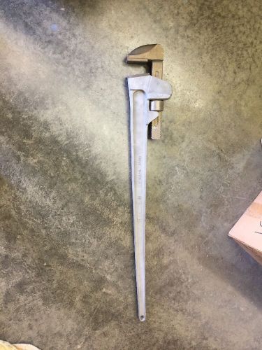 AMPCO W-216AL Non-Sparking 48&#034; Aluminum/Bronze Straight Pipe Wrench