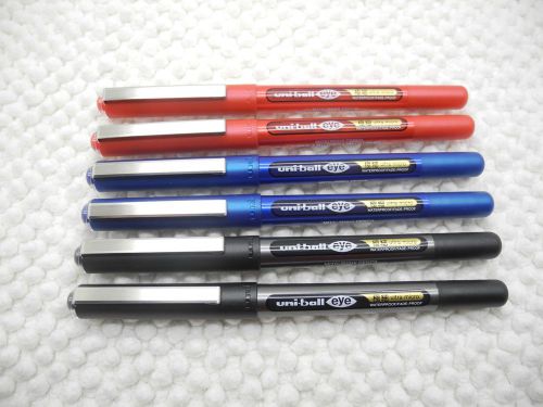 Black x4,Blue x4,Red x4 Uni-Ball eye UB-150-0.38mm Ultra Micro rollerpen (Japan
