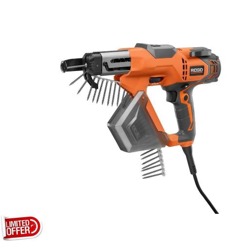 Sale - ridgid r6791 3&#034; drywall &amp; deck collated screwdriver guns 1/4 inch new for sale